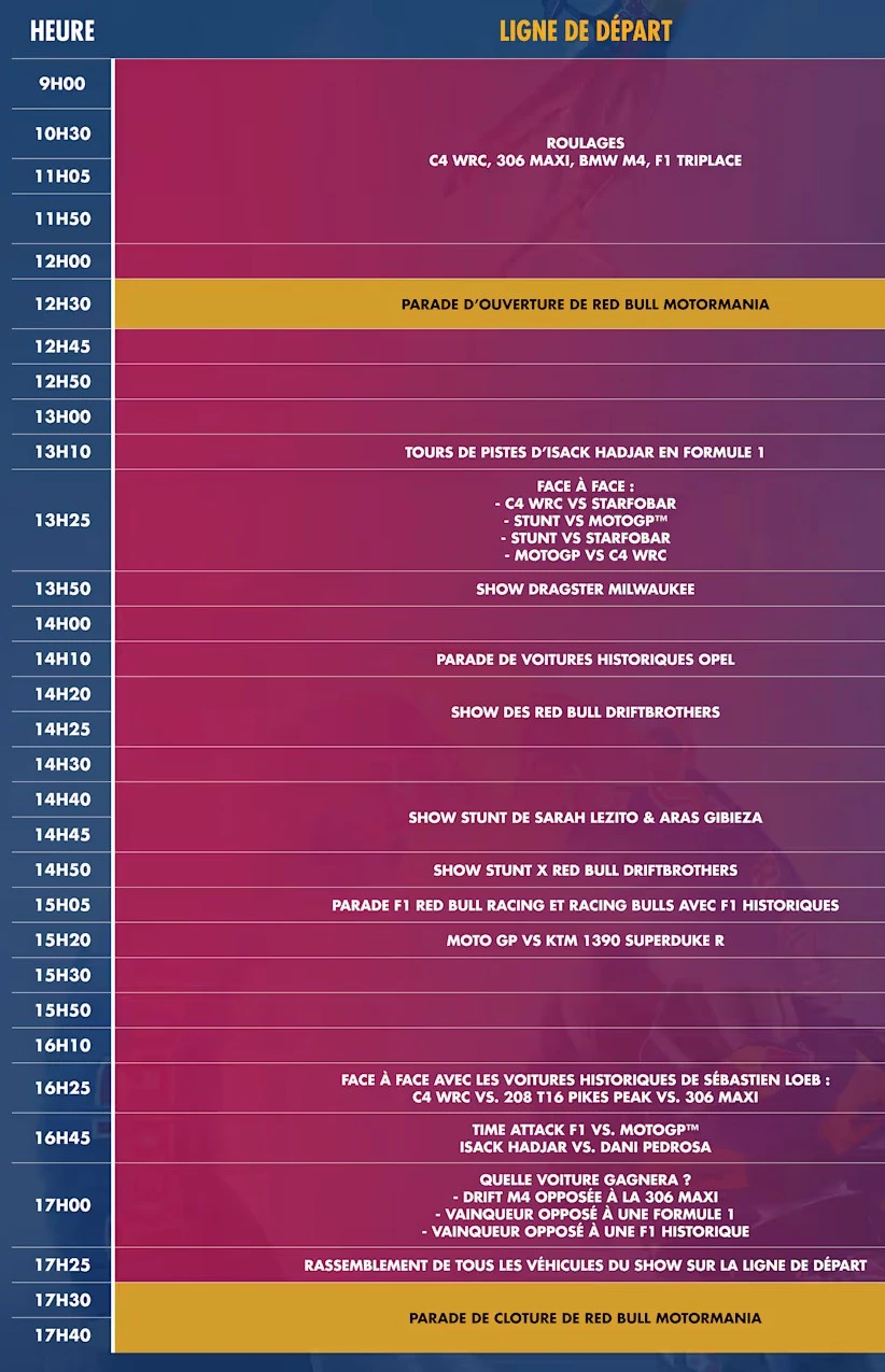 vivez l’excitation du red bull motormania à magny-cours ! découvrez les temps forts, les pilotes, et toutes les sensations fortes de cet événement incontournable pour les passionnés de sports mécaniques.