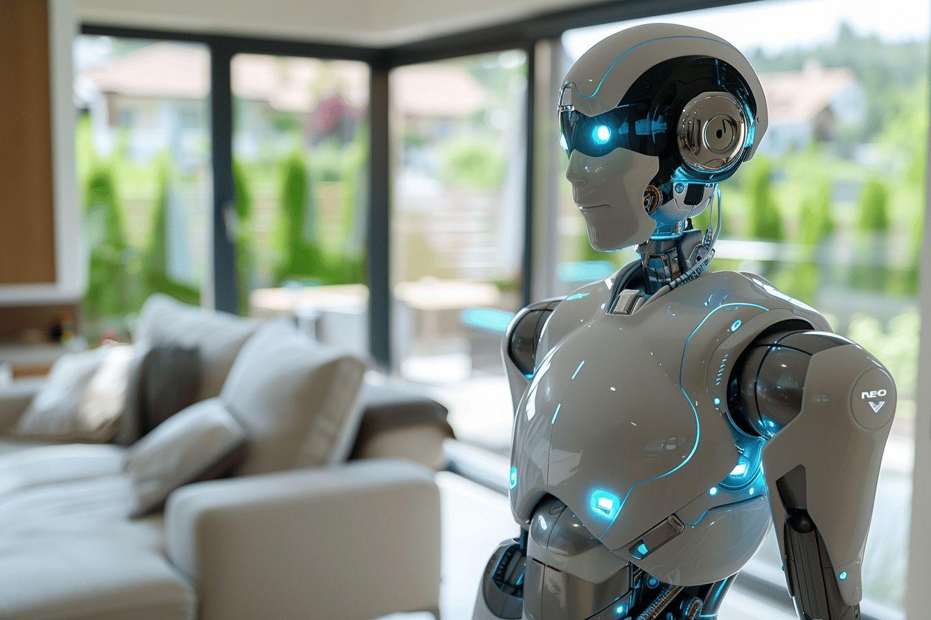 découvrez neo, le robot humanoïde contrôlable à distance, capable d’assister, d’interagir et de faciliter diverses tâches grâce à une technologie avancée. idéal pour l’éducation, la recherche et l’innovation.