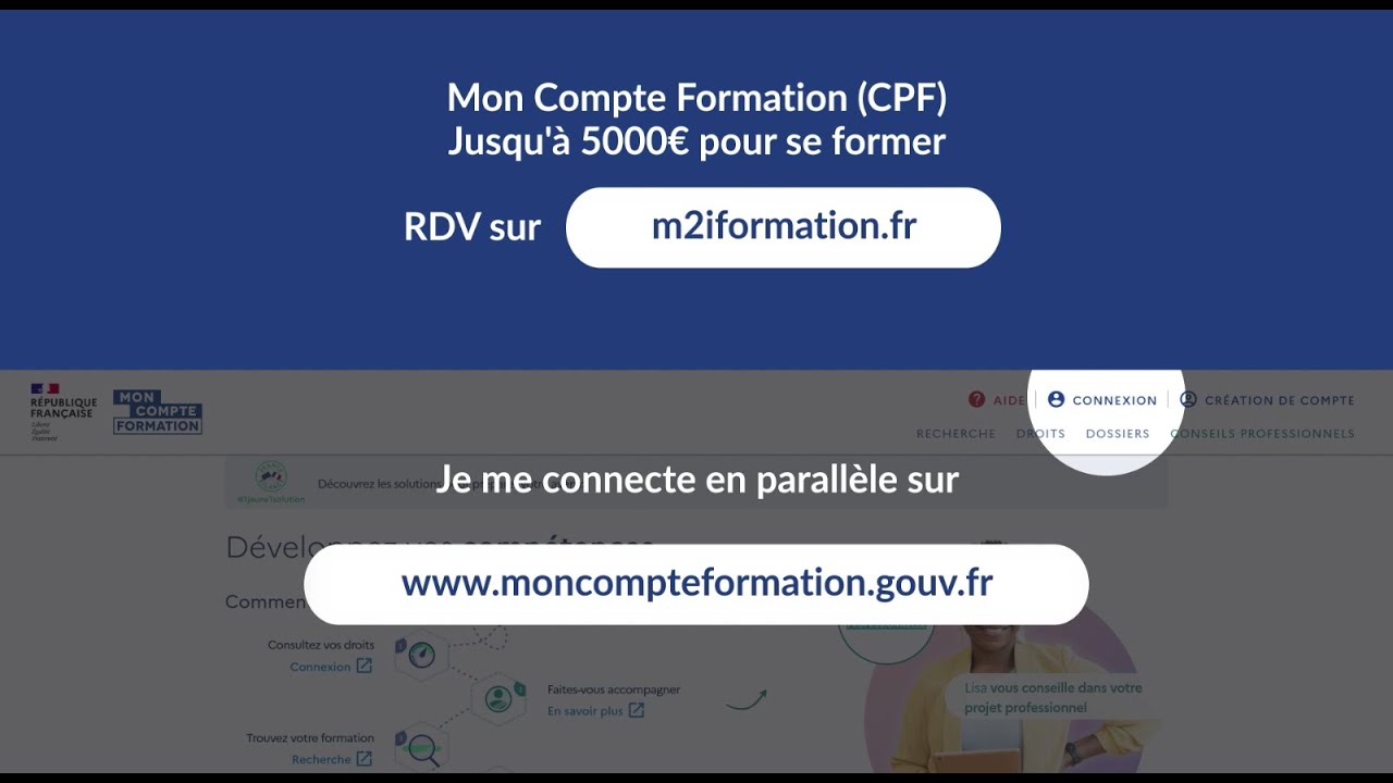 accédez facilement à votre compte formation sur compteformation.gouv.fr pour gérer vos droits et suivre vos formations professionnelles en toute simplicité.