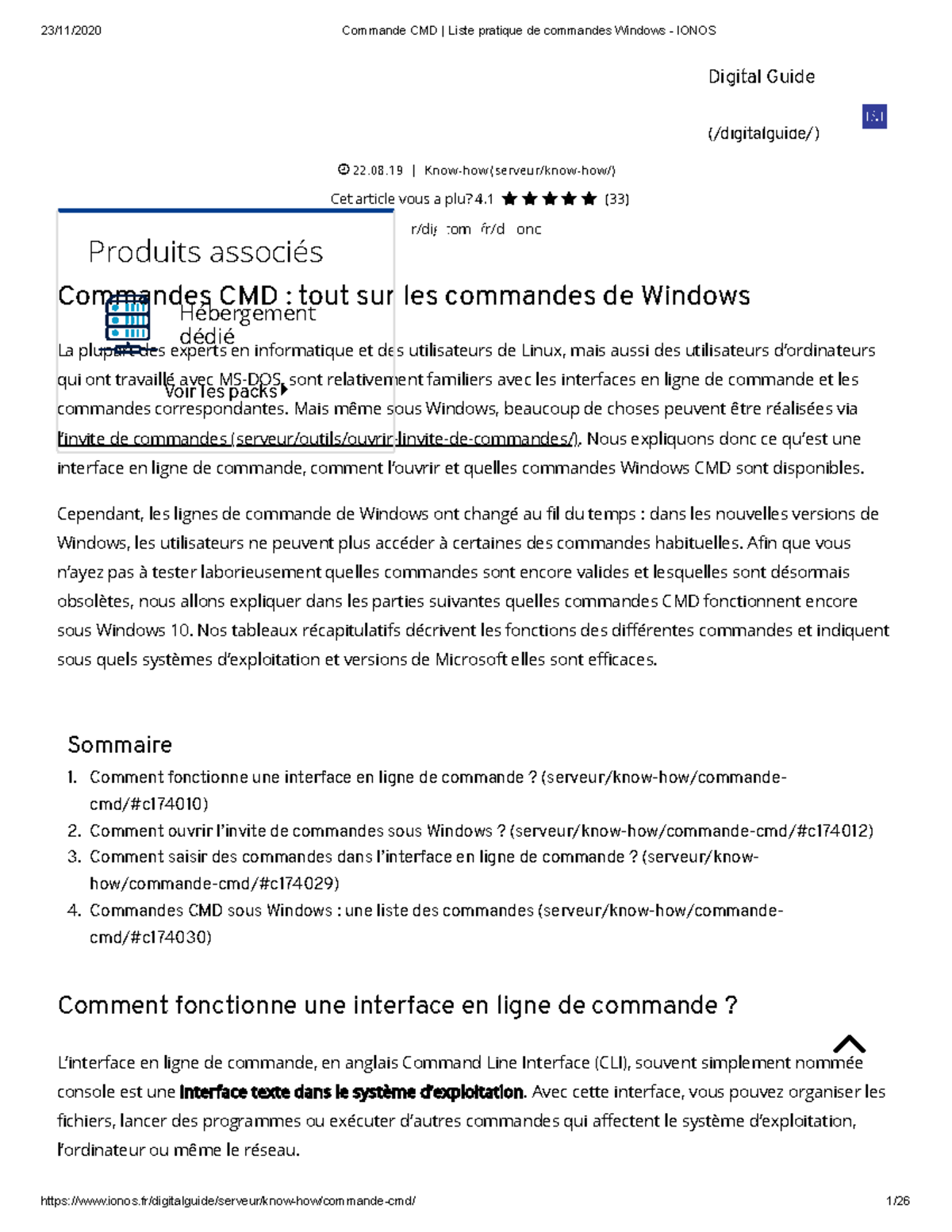 découvrez un guide complet des commandes cmd pour windows. apprenez à utiliser l’invite de commandes, maîtrisez les principales instructions et optimisez l’utilisation de votre ordinateur grâce à notre tutoriel pas à pas.