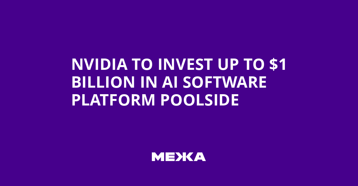 découvrez comment nvidia investit 1 milliard de dollars dans poolside, renforçant ainsi son engagement dans le développement technologique et l'intelligence artificielle. toutes les infos sur ce partenariat stratégique.